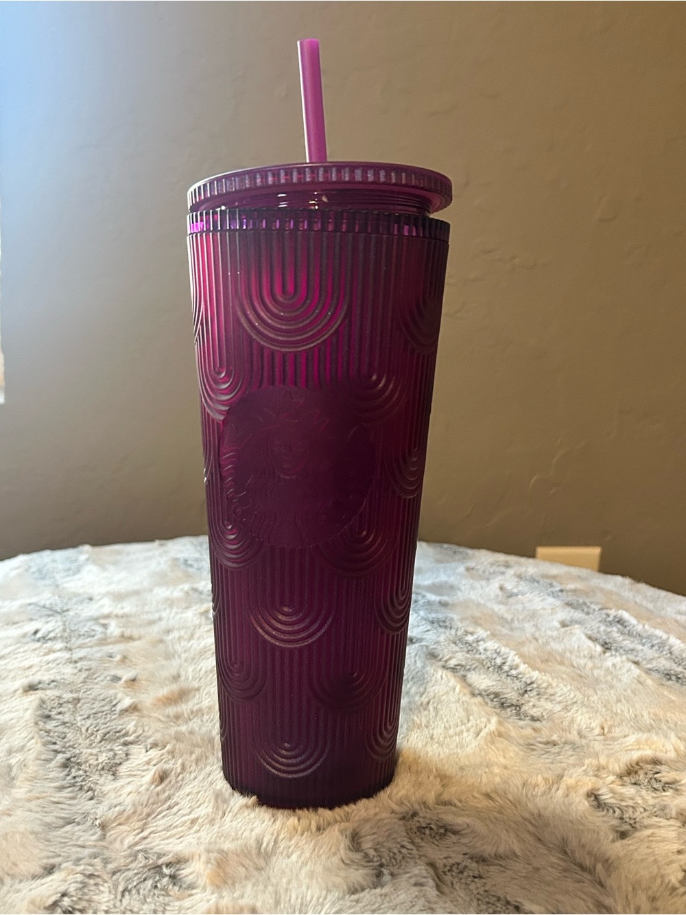 Starbucks Purple Ombre Reusable Tumbler with Straw
